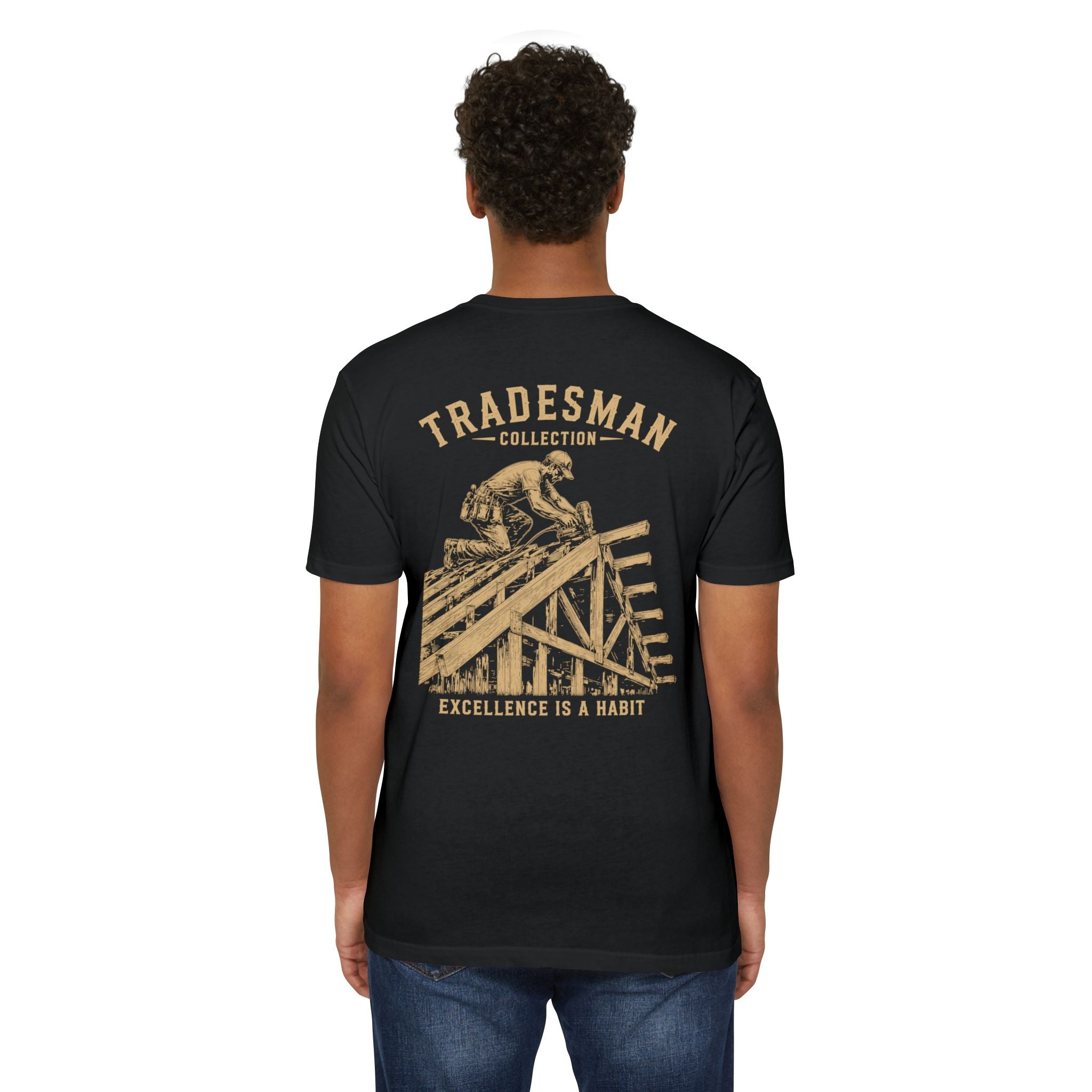 Tradesman Collection Carpenter Graphic T-Shirt | Vintage Construction Tee