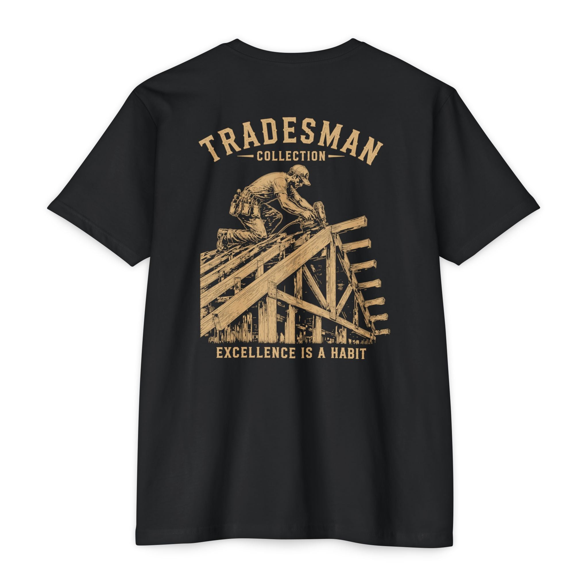 Tradesman Collection Carpenter Graphic T-Shirt | Vintage Construction Tee