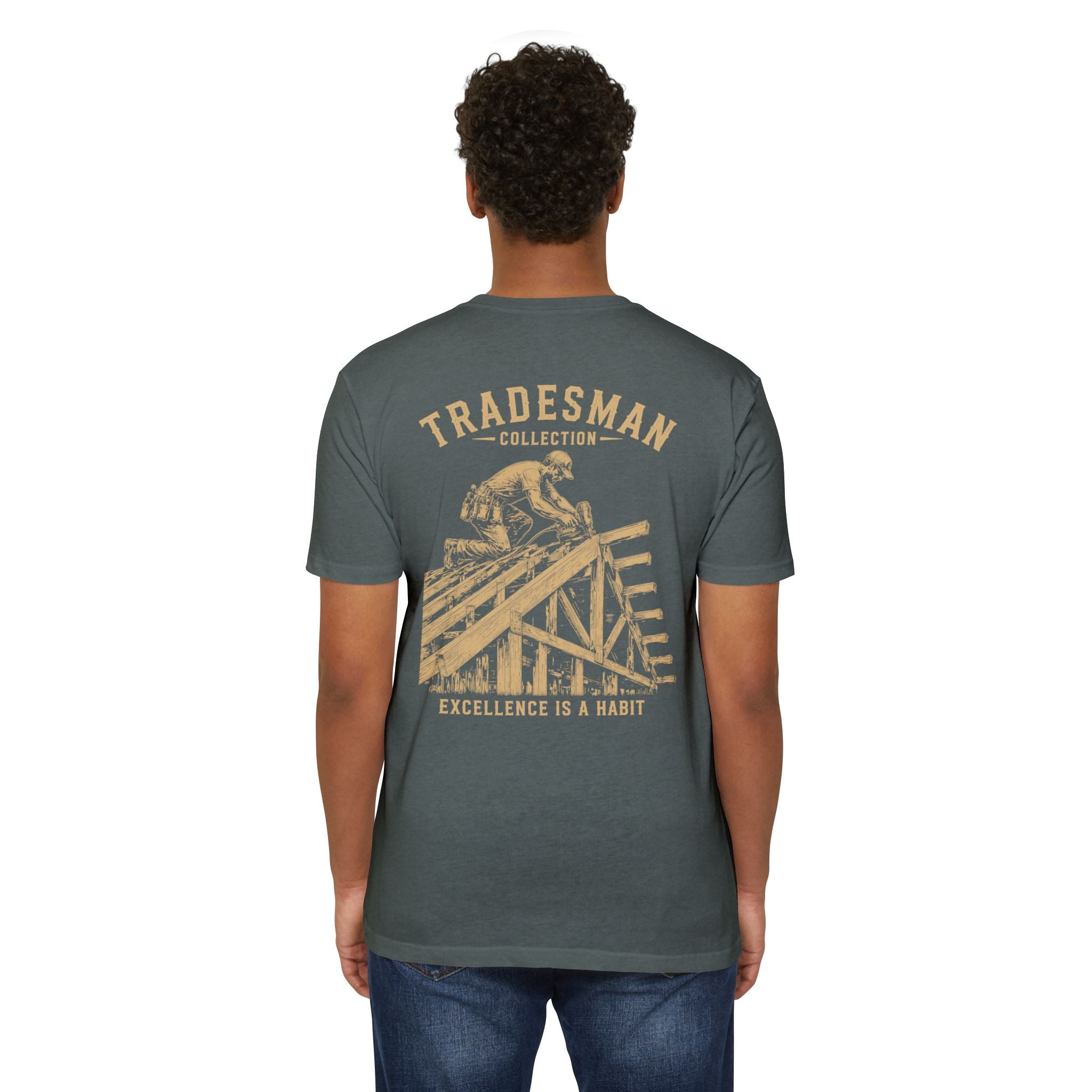 Tradesman Collection Carpenter Graphic T-Shirt | Vintage Construction Tee