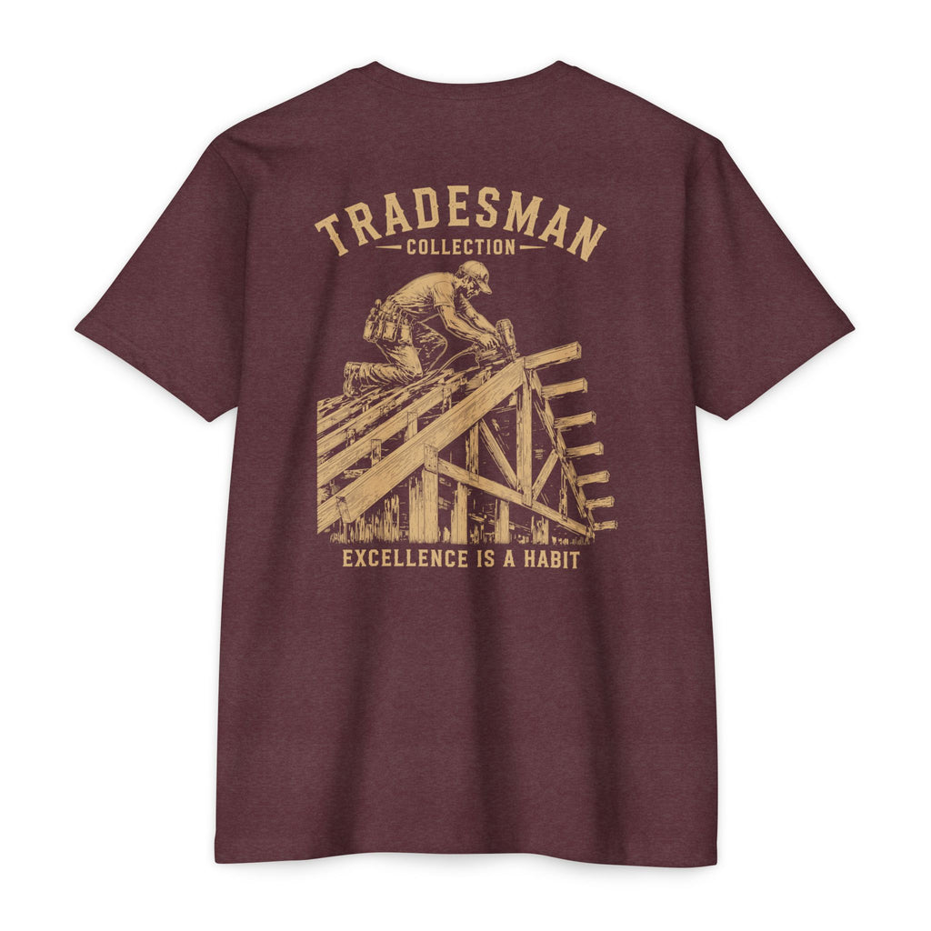Tradesman Collection Carpenter Graphic T-Shirt | Vintage Construction Tee