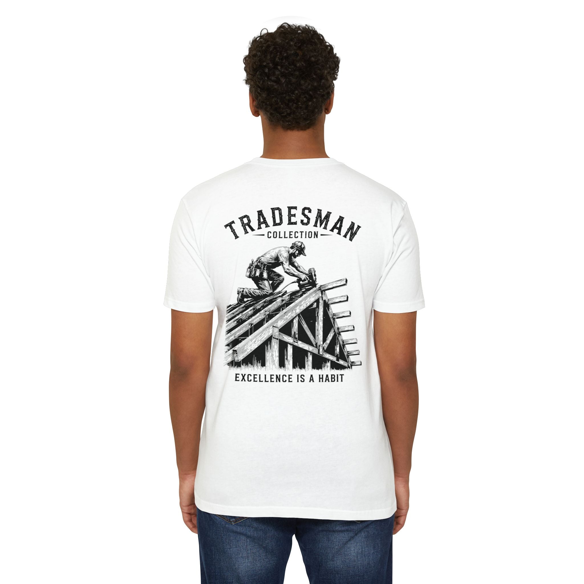 Tradesman Collection Carpenter Graphic T-Shirt | Vintage Construction Tee