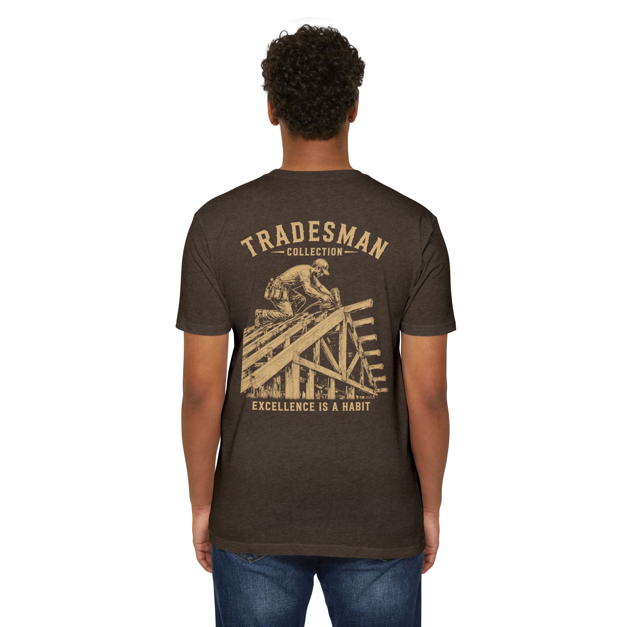 Tradesman Collection Carpenter Graphic T-Shirt | Vintage Construction Tee