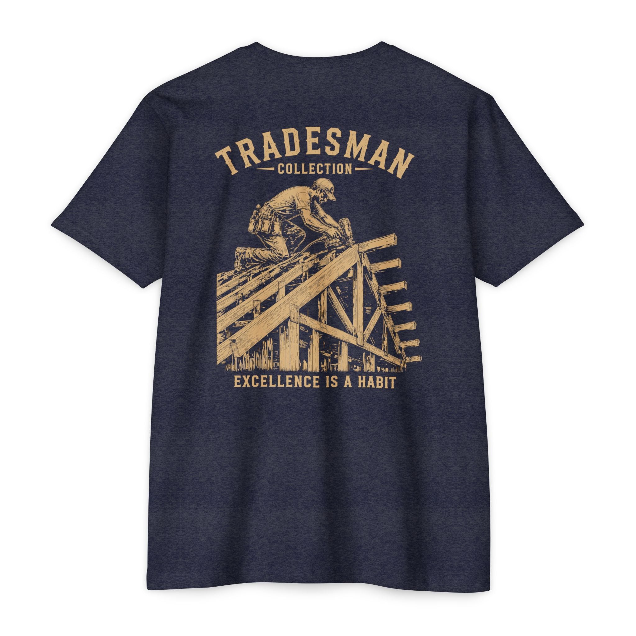 Tradesman Collection Carpenter Graphic T-Shirt | Vintage Construction Tee