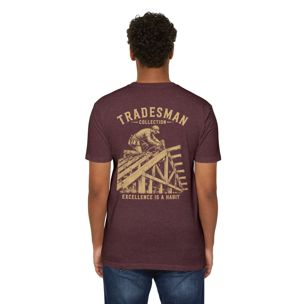 Tradesman Collection Carpenter Graphic T-Shirt | Vintage Construction Tee