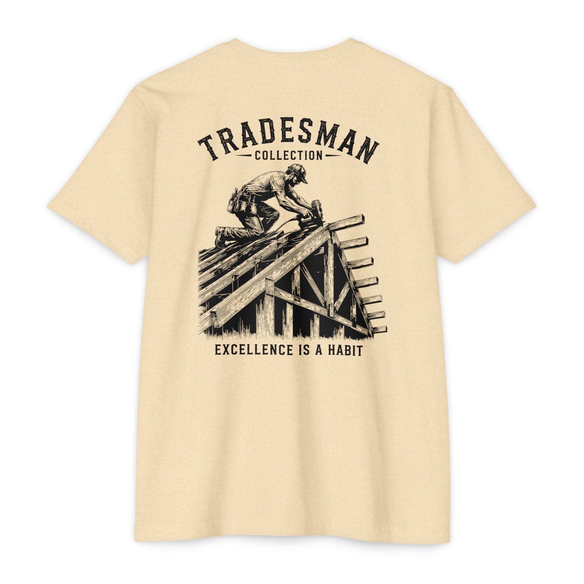 Tradesman Collection Carpenter Graphic T-Shirt | Vintage Construction Tee