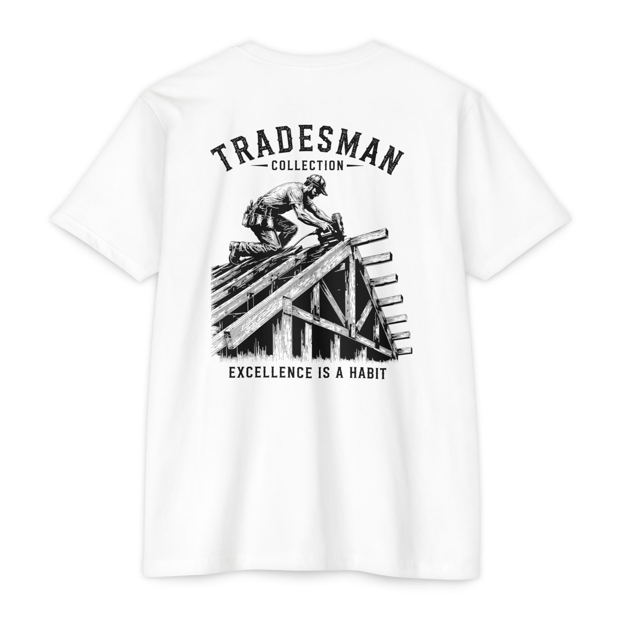 Tradesman Collection Carpenter Graphic T-Shirt | Vintage Construction Tee