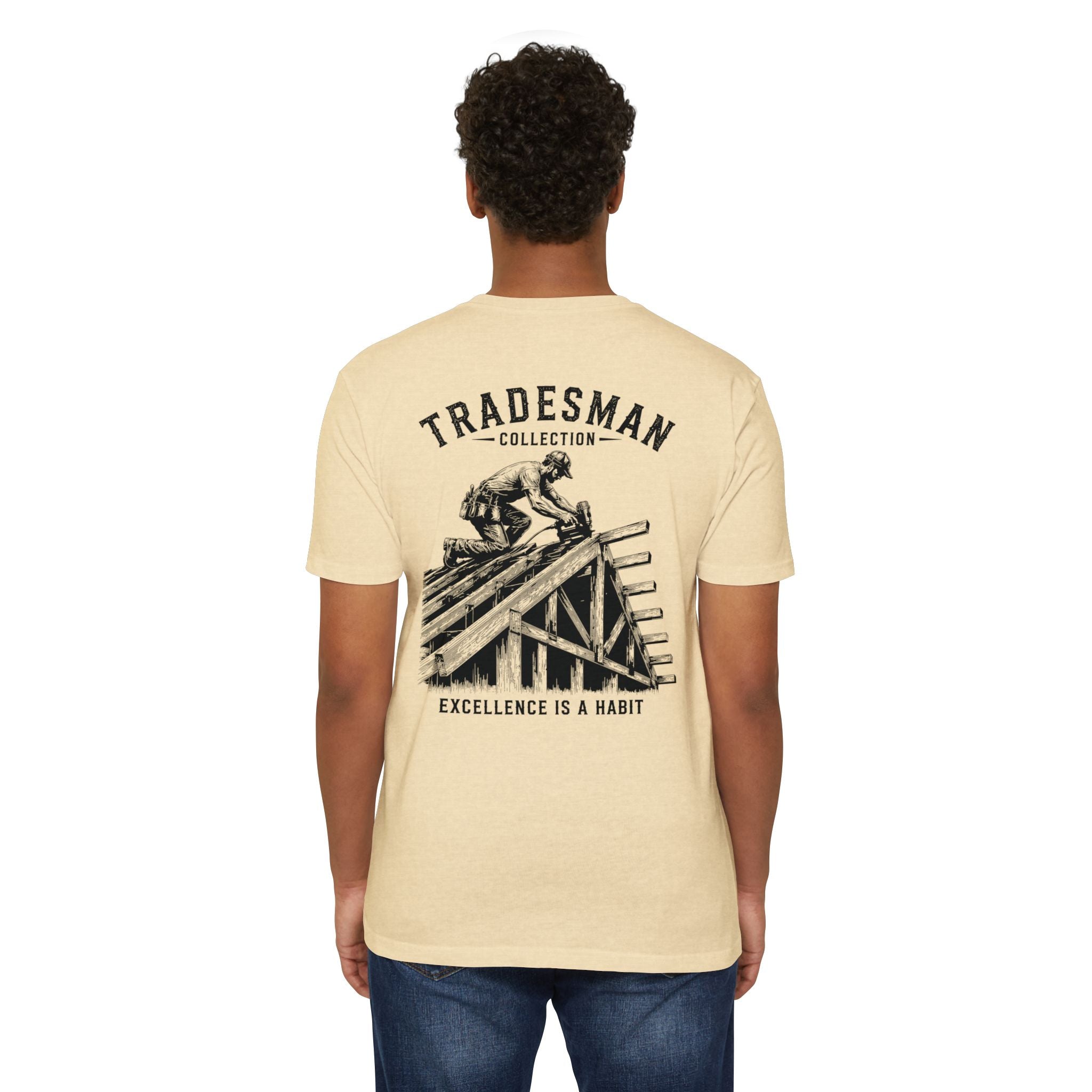 Tradesman Collection Carpenter Graphic T-Shirt | Vintage Construction Tee