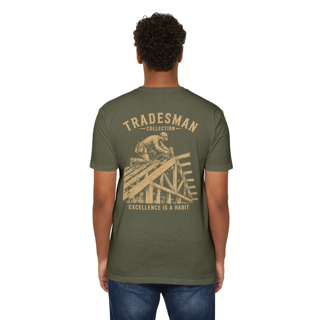 Tradesman Collection Carpenter Graphic T-Shirt | Vintage Construction Tee